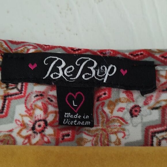 BeBop tribal boho sleeveless romper Sz L - Picture 5 of 6